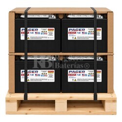 4 Baterias  6 Voltios 244 Amperios | TROJAN PACER P-105